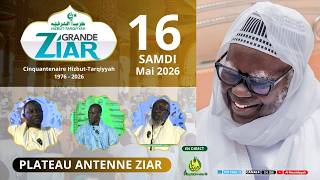 🔴 EN DIRECT ANTENNE ZIAR | Cinquantenaire Hizbut-Tarqiyyah  (1976 - 2026) sur Al Mouridiyyah Tv