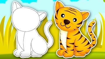 Animal Puzzle Guessing Game for Toddlers! Learn about Animals with Puzzles | Kids Learning Videos