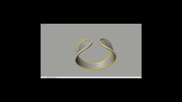 Bracelet in Rhino || Bracelet || Cad || Rhino || Rhino 3d || #shorts