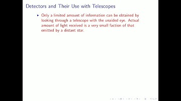 AK Physics Lectures | Sem 6 | Lecture 5 | Astronomical Techniques | Part III