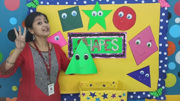 Let Us Learn about Shapes - TRIANGLE !!!