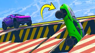 GTA 5 LTS 🐷 IL SUOLO SI ROMPE !!! DEMOLITION DERBY !!!