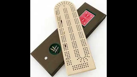 3D Model of Cribbage Card Game Board Review