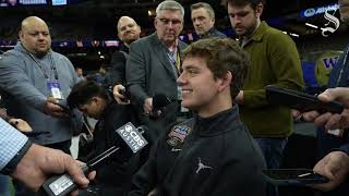 10 minutes with Arch Manning: Texas QB answers questions at Longhorns Media Day before CFP semifinal