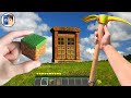 Minecraft in Real Life POV WHAT IS BEHIND THE DOOR ? Realistic Minecraft Animation 創世神第一人稱真人版