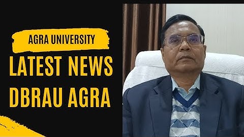 agra university🤔latest news today | kb aayegi agency | dbrau latest news today #agrauniversity