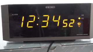 SEIKO LED電波時計 12時34分56秒表示 DL204N