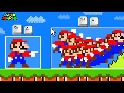 Super Mario Bros. When Everything Mario Touches Can Be COPY-PASTED!