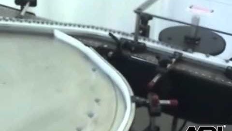 CTM Small Vial Wrap Conveyor System from MPI Label Systems