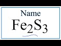Iron and Sulfur Compounds
