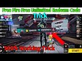 FREE FIRE FREE UNLIMITED REDEAM CODE TRICK ONLY 2 MINUTES 500% WORKING TRICK||