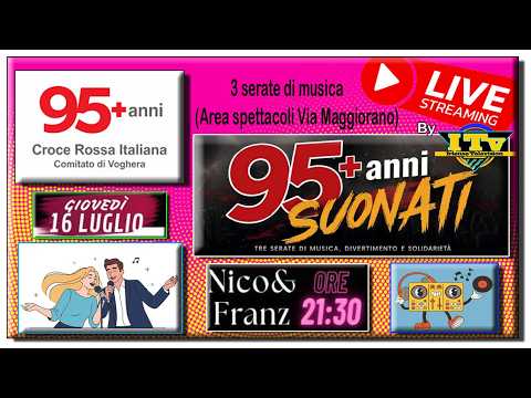 Video Comitato Croce Rossa Voghera diretta di alcune fasi del concerto di Nico e Franz