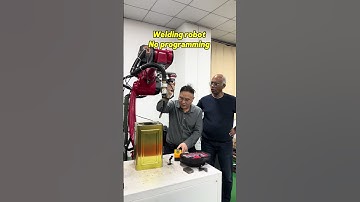 Welding robot.#weldingrobot #industrialrobot #Sixaxisrobot #robotics #automatic