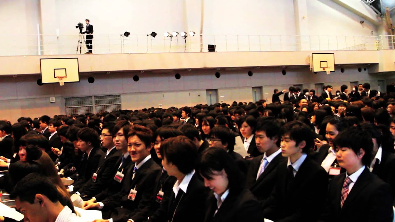 Tokyo Kogakuin Japanese Language School entrance ceremony 2013 YouTube