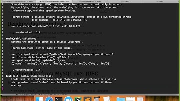 Reading Data and Creating Data Frames - Reading data from hive