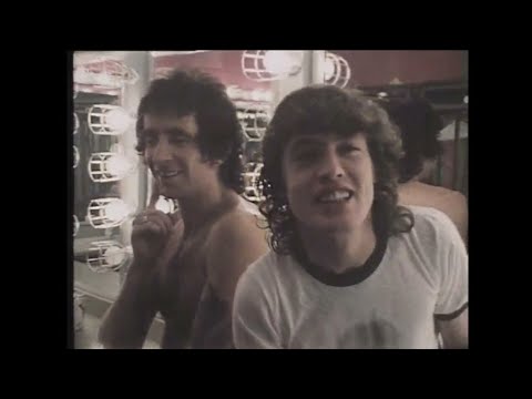 Bon Scott and Angus Young 11/8/1978 - "it's like infinity rock and roll"