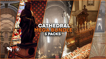 Cathedral Mega Bundle | UE5 | Game-Ready Assets