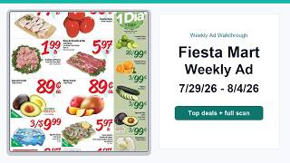 Fiesta Mart Weekly Ad (7/29/26 - 8/4/26) Best Deals