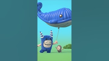 Beware The Whale 🐳 | #shorts #balloons #whales #oddbods #comedy