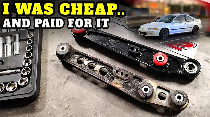 95 Civic | Skunk2 rear lower control arm install | THESE LAST!