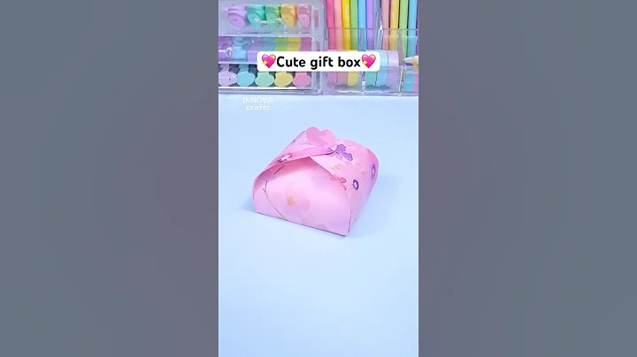 Cute gift ideas / DIY Paper craft / Paper gift box #diy #craft #handmade #art #papercraft #love