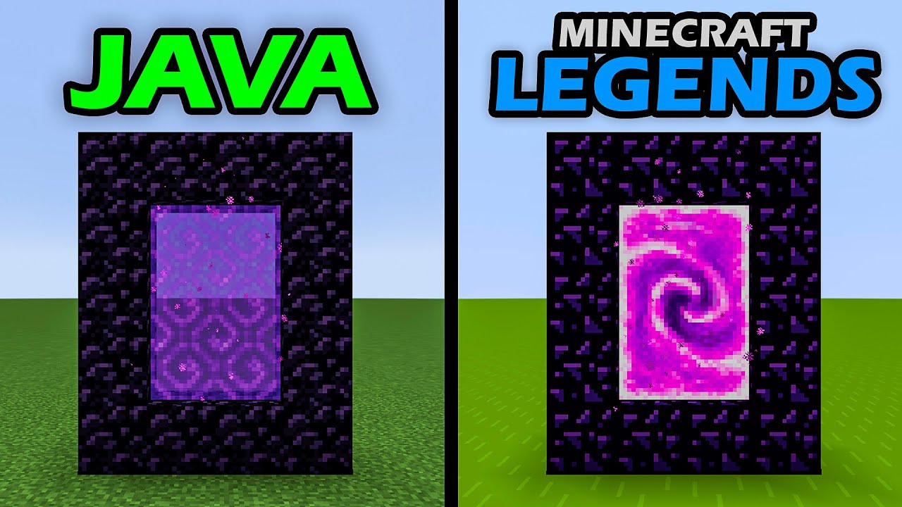 java vs Minecraft Legends - YouTube