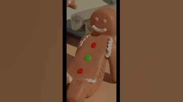 118 days till Christmas 🎅 #blender #blender3d #Christmas #gingerbread #fyp