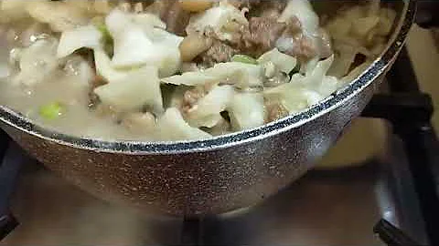 Simple Dish : Ilocano recipe (pinablad nga utong) sitaw beans