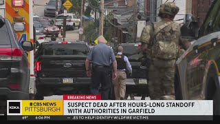 Barricaded gunman dead after hours-long standoff in Pittsburgh's Garfield neighborhood