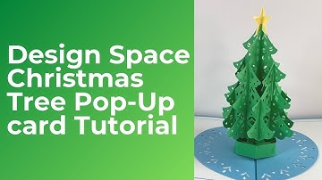 🎄 Cricut Design Space Christmas Tree Pop-Up Card tutorial. 🎄🎄