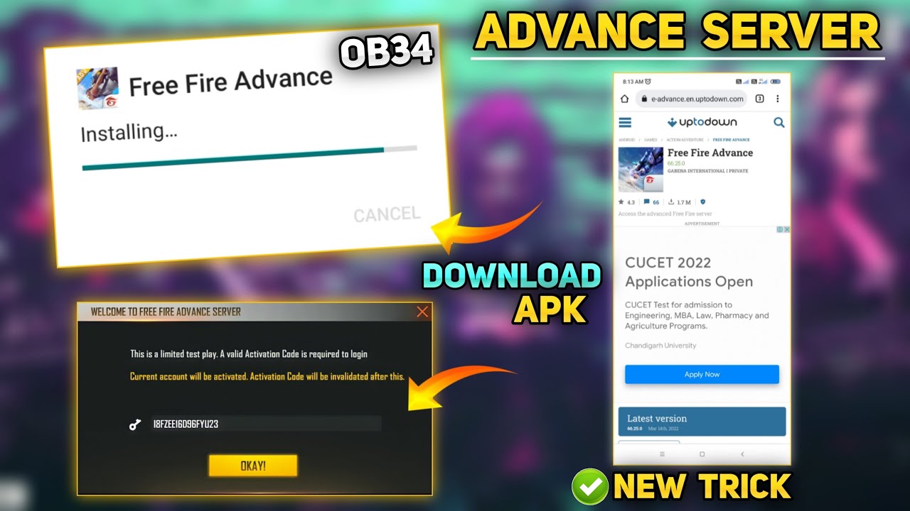 How to Download Free Fire Advanced Server