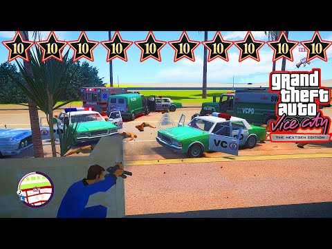 GTA Vice City Next Gen Edition: 6-Star Rampage & Epic Police