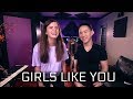 Maroon 5 - Girls Like You ft. Cardi B (Tiffany Alvord & Jason Chen Cover)