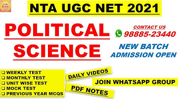 Political science whatsapp Group ugc net June 2021