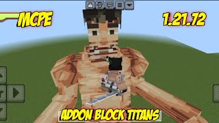 Showcase Addon Block Titans MCPE Minecraft Indonesia