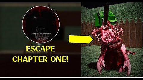 How to ESCAPE CHAPTER 1 - HOUSE in PIGGY: THE UNKNOWN FUTURE! - Roblox