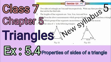 Ex: 5.4,Chapter 5,Triangles, Class 7, AP SCERT new syllabus.