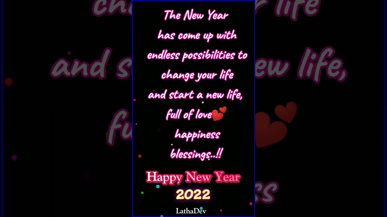 Happy New Year || New Year Wishes 2022 || New Year Status 2022 Tamil