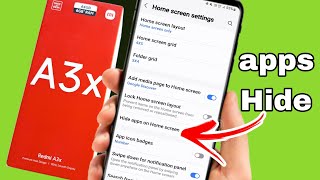 Redmi a3x apps Hide || Redmi a3x app hide kaise kare screenshot 5