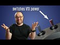 INAV VTX power on a radio switch - tutorial