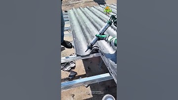 Steel Structure Roof Tile Installation | Easy with Goodtools & Machinery
