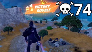 74 Elimination JOHN WICK Solo Vs Squads Zero Build Gameplay WINS (Fortnite Chapter 5 Season2)