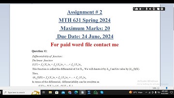 MTH 631 Assignment 2 Solution 2024|mth 631|asg 2| #mth631 #realanalysis
