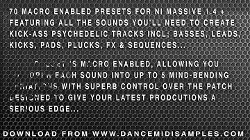 NI Massive Psytrance Presets Vol 3