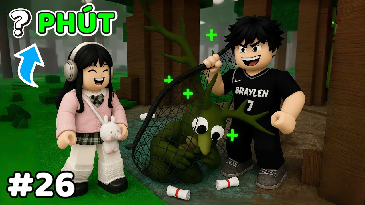 BEDY VÀ MEO THỬ THÁCH PHÁ KỶ LỤC THỜI GIAN NGẮN NHẤT PHÁ ĐẢO 99 ĐÊM TRONG RỪNG | ROBLOX