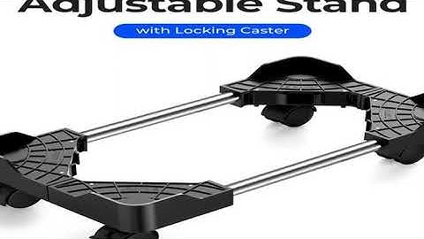 ORICO Computer Towers Stand Cart PC Cases Mobile Adjustable Computer CPU Holder with 4 Locking Caste
