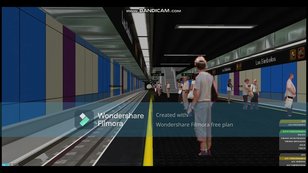 metro de caracas  openBVE compilación de Alstom bombardier s300000 de Estambul pasando por línea 3