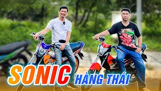 Tiết Cương chạy Sonic 125 hàng Thái đọ dáng biker Củ chi