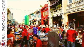 PHUKET ตลาดถนนคนเดินวันอาทิตย์ | THAI STREET FOOD ใ...
