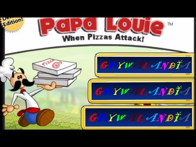 AS PIZZAS DOMINARAM O MUNDO - (Papa Louie: When Pizzas Attack!) 